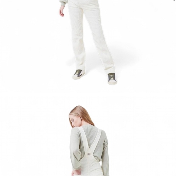 FAHERTY MECHANIC CORDUROY OVERALL Egret great condition - Picture 3 of 7